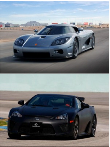 fast five cars list. Two of the cars from the movie